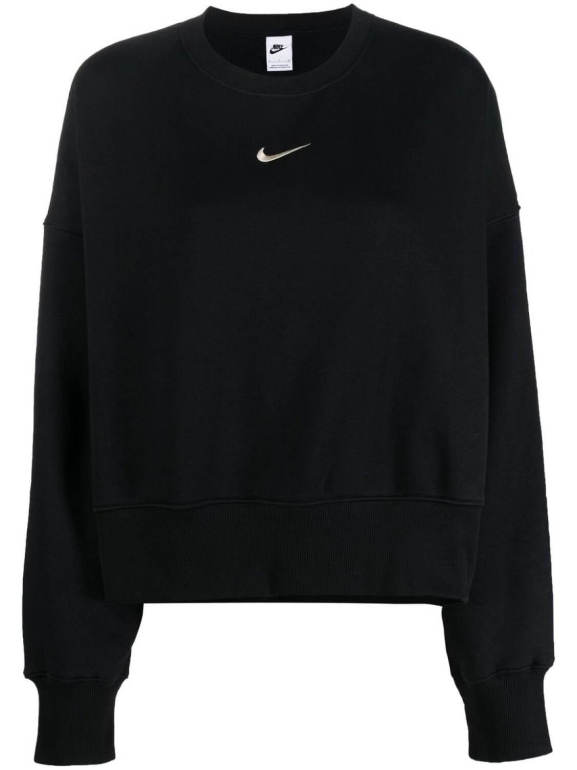 

Nike толстовка оверсайз с круглым вырезом, черный