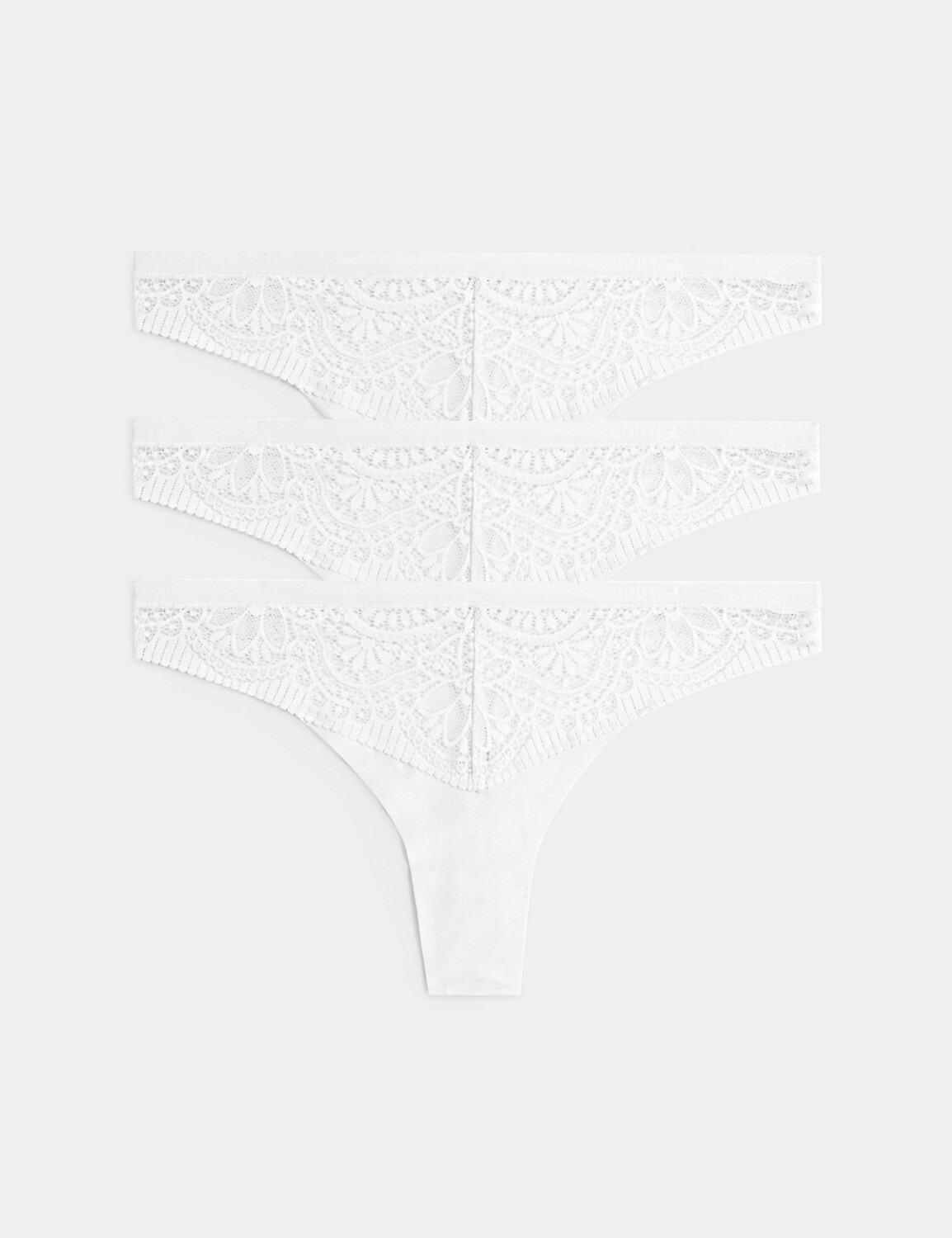 

3 шт. кружевные стринги Body Soft Body