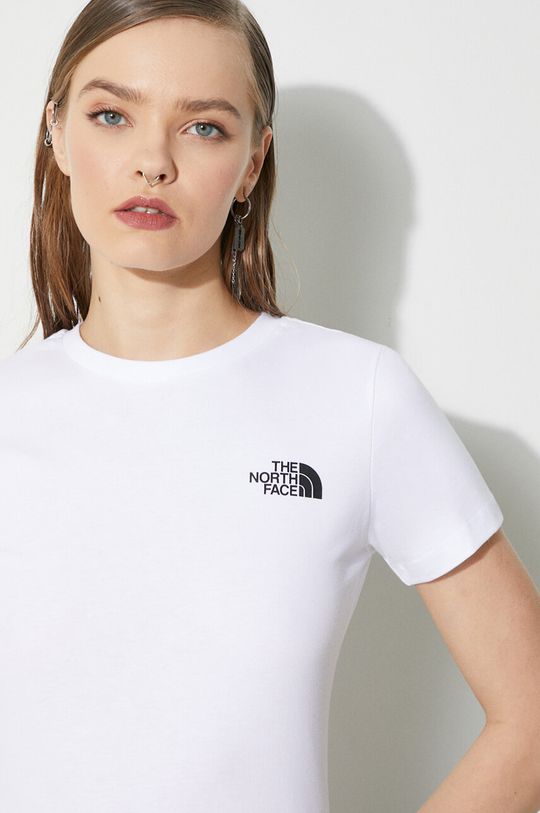 

Хлопковая футболка Redbox Slim Tee The North Face, белый