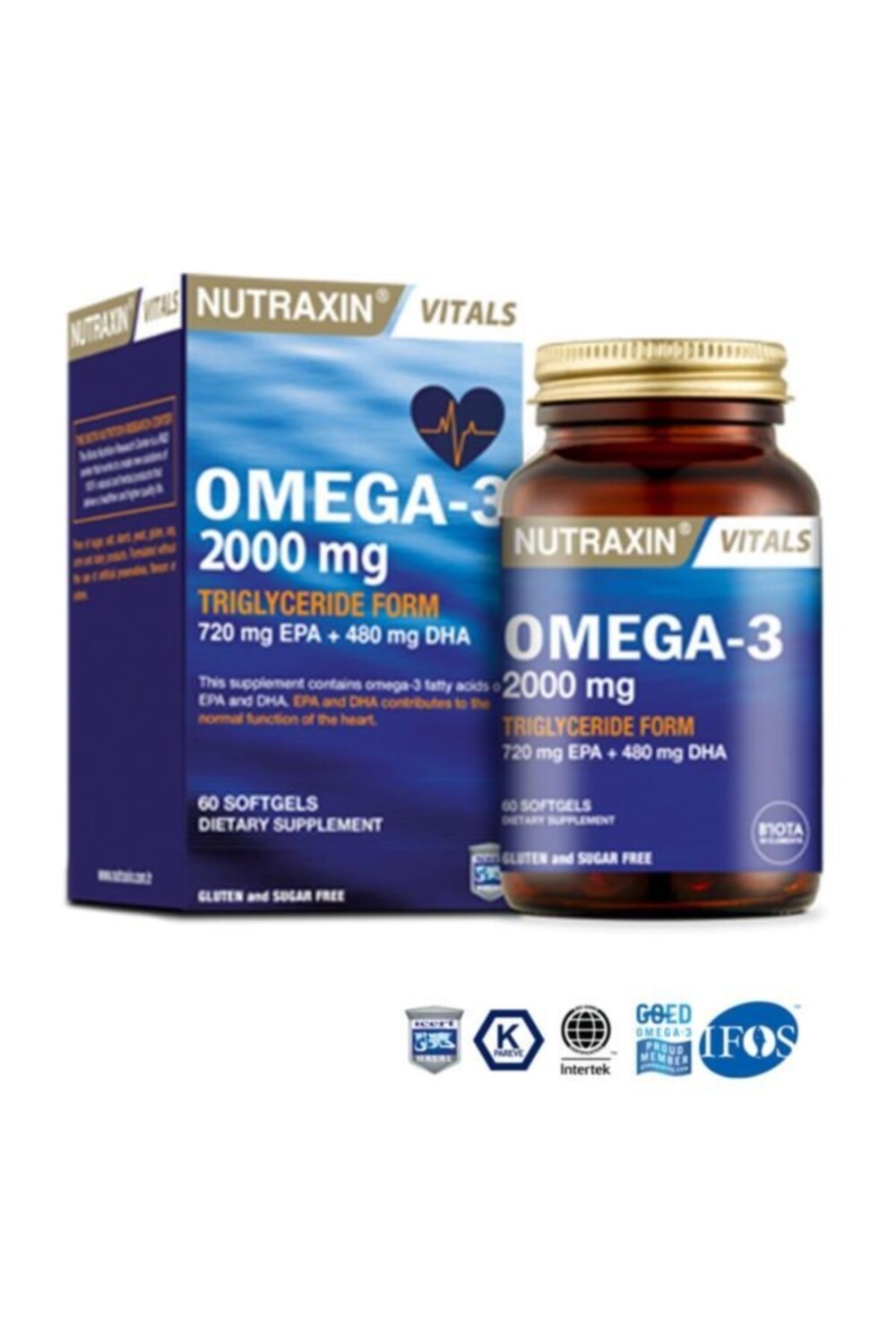 

Nutraxin Омега-3 2000 мг 60 капсул