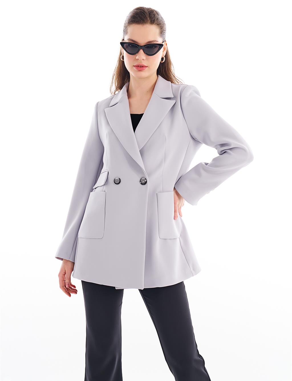 Базовый пиджак Серый KYR пиджак opinion базовый 44 размер