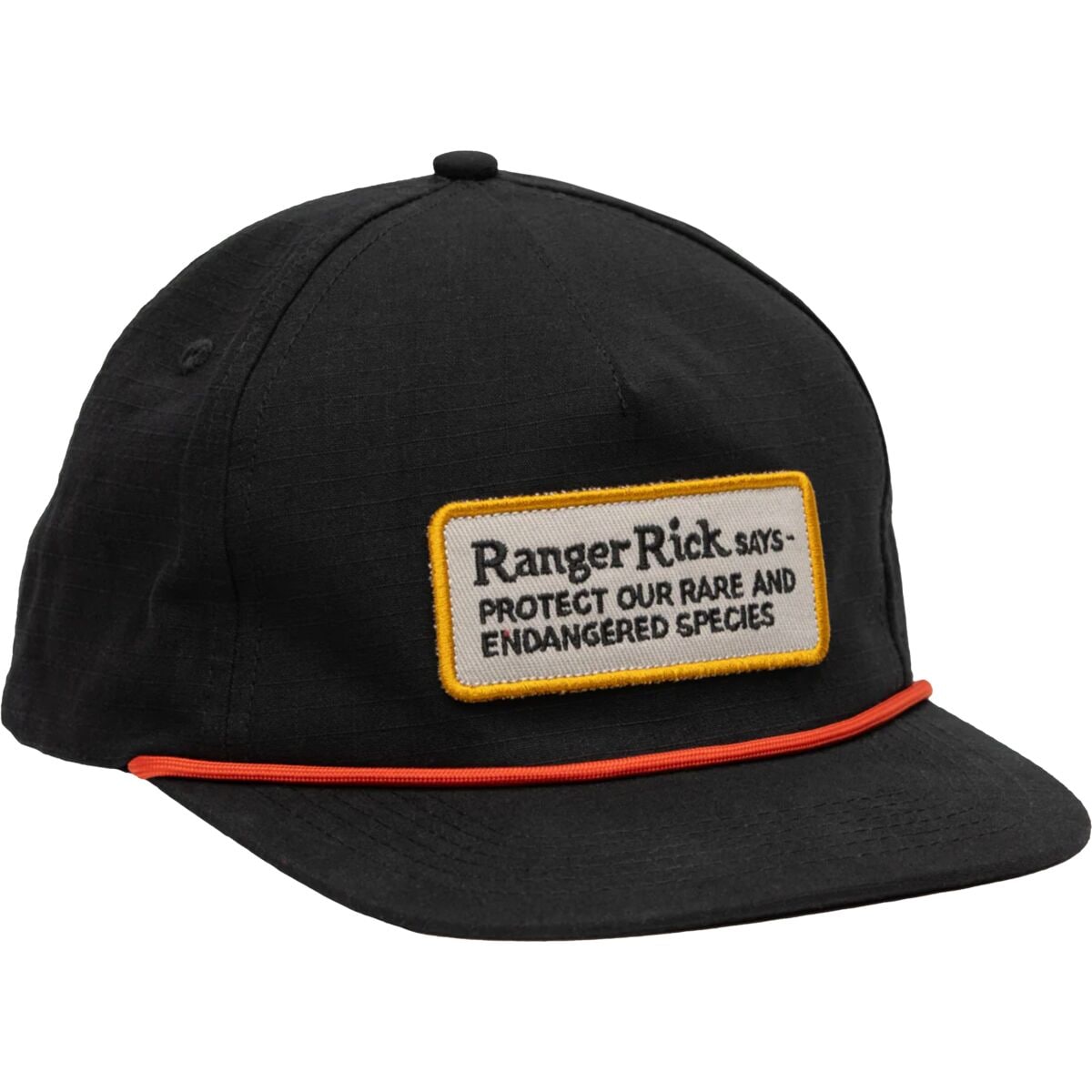 Рейнджер рик говорит о шляпе с пятью панелями Landmark Project, черный