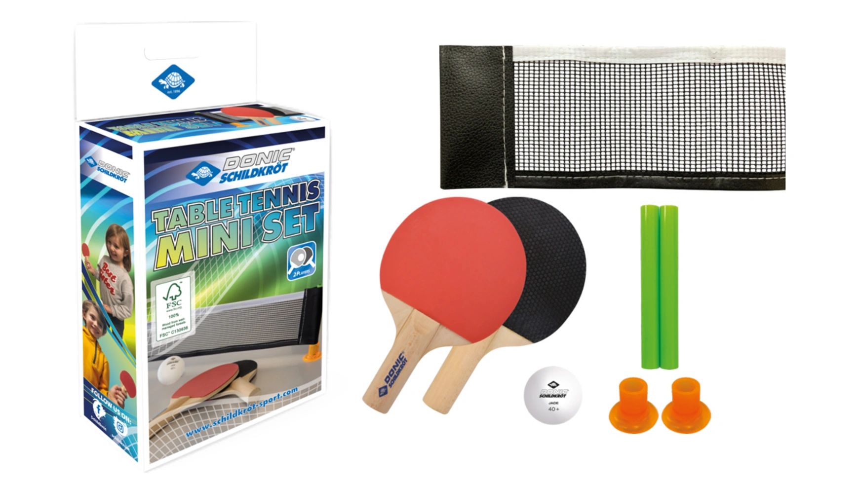 Donic Schildkröt Мини-набор для настольного тенниса маленькие подарки сувениры для спортивных мероприятий тенниса футбола бадминтона гольфа боулинга настольного тенниса имитация мини б