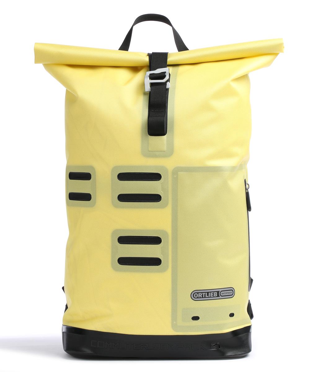 Рюкзак Commuter Daypack City 21 с откидной крышкой, нейлон 15 дюймов Ortlieb, желтый