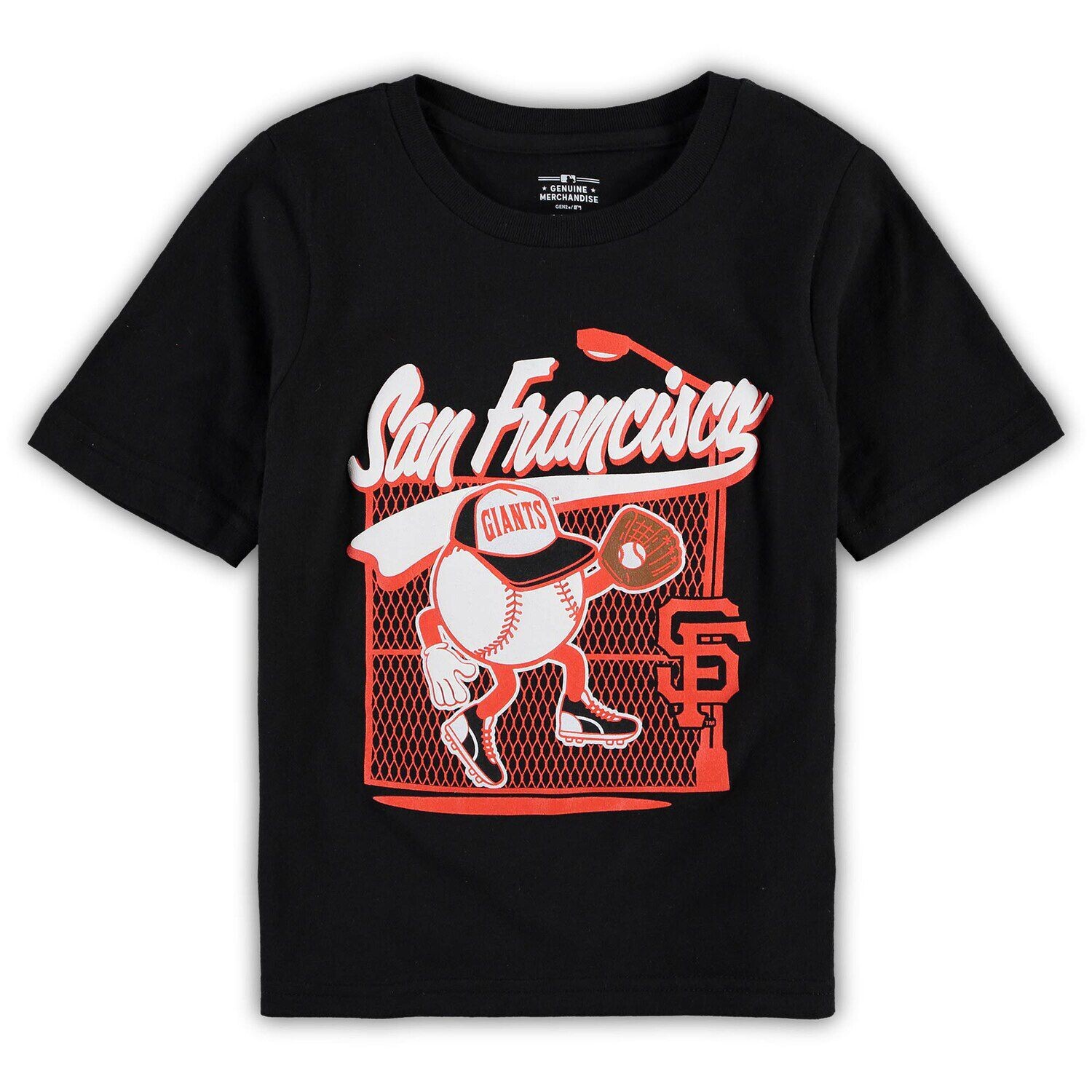 

Черная футболка для дошкольников San Francisco Giants On the Fence Outerstuff