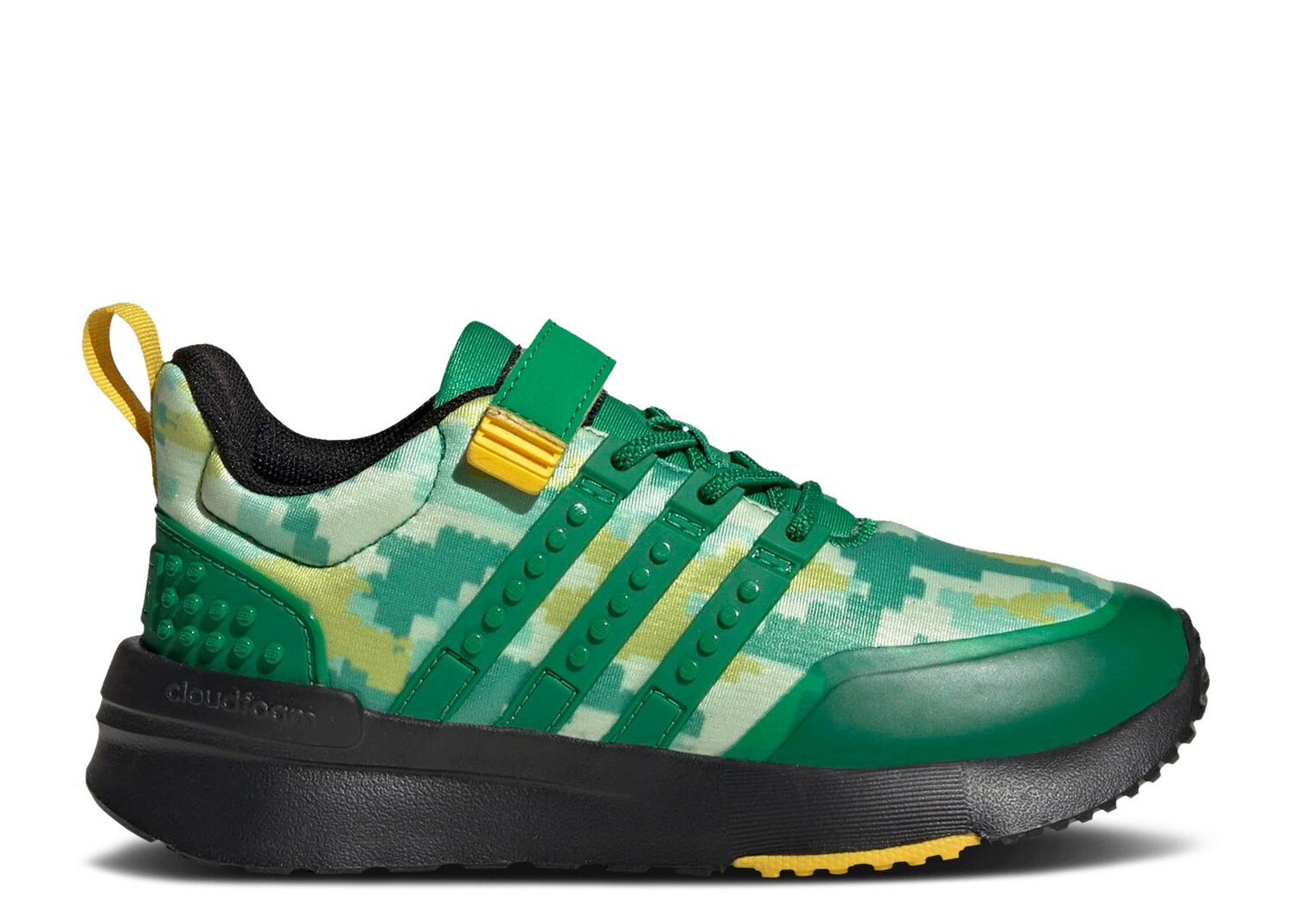 

Кроссовки adidas Lego X Racer Tr21 El Little Kid 'Digi Camo - Green', зеленый