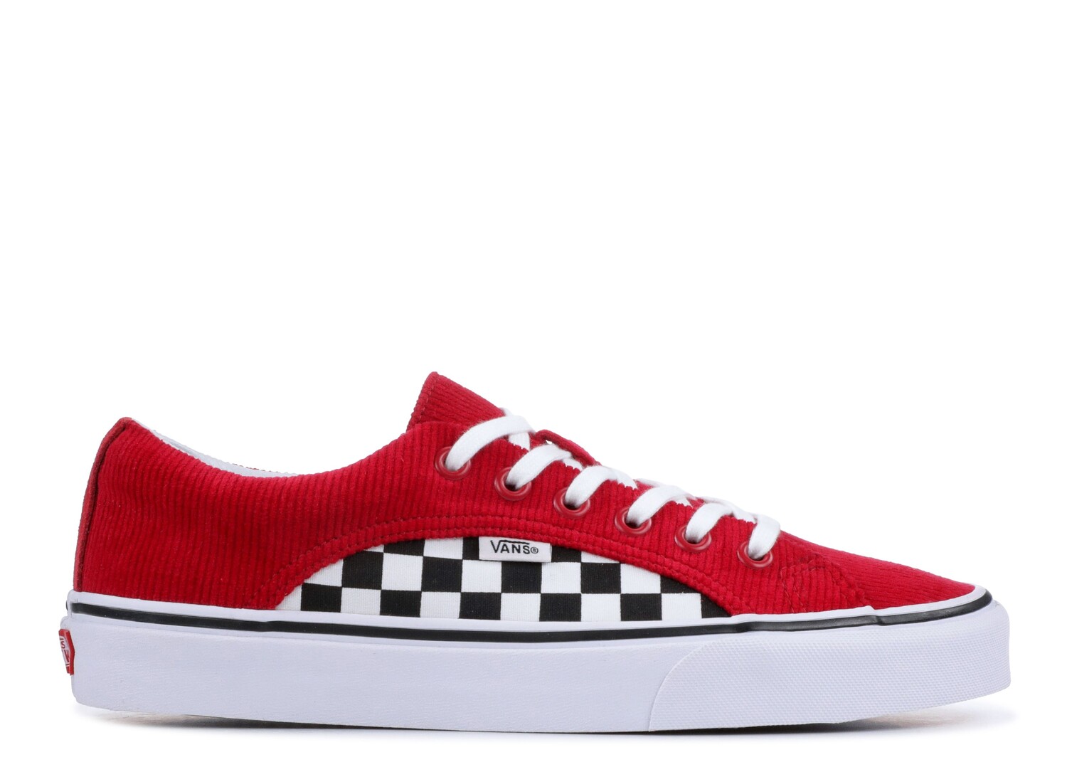 

Кроссовки Vans Lampin 'Checkerboard Corduroy - Scooter Red', красный