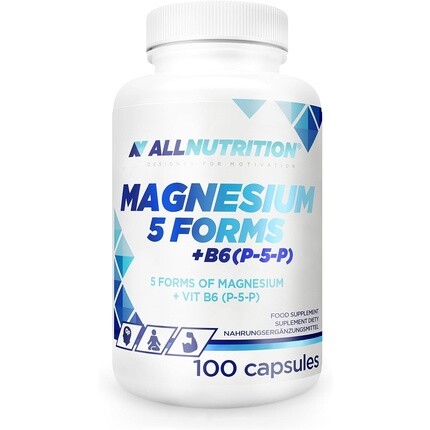 

Формы магния 5 и пищевая добавка B6, 100 капсул, Allnutrition