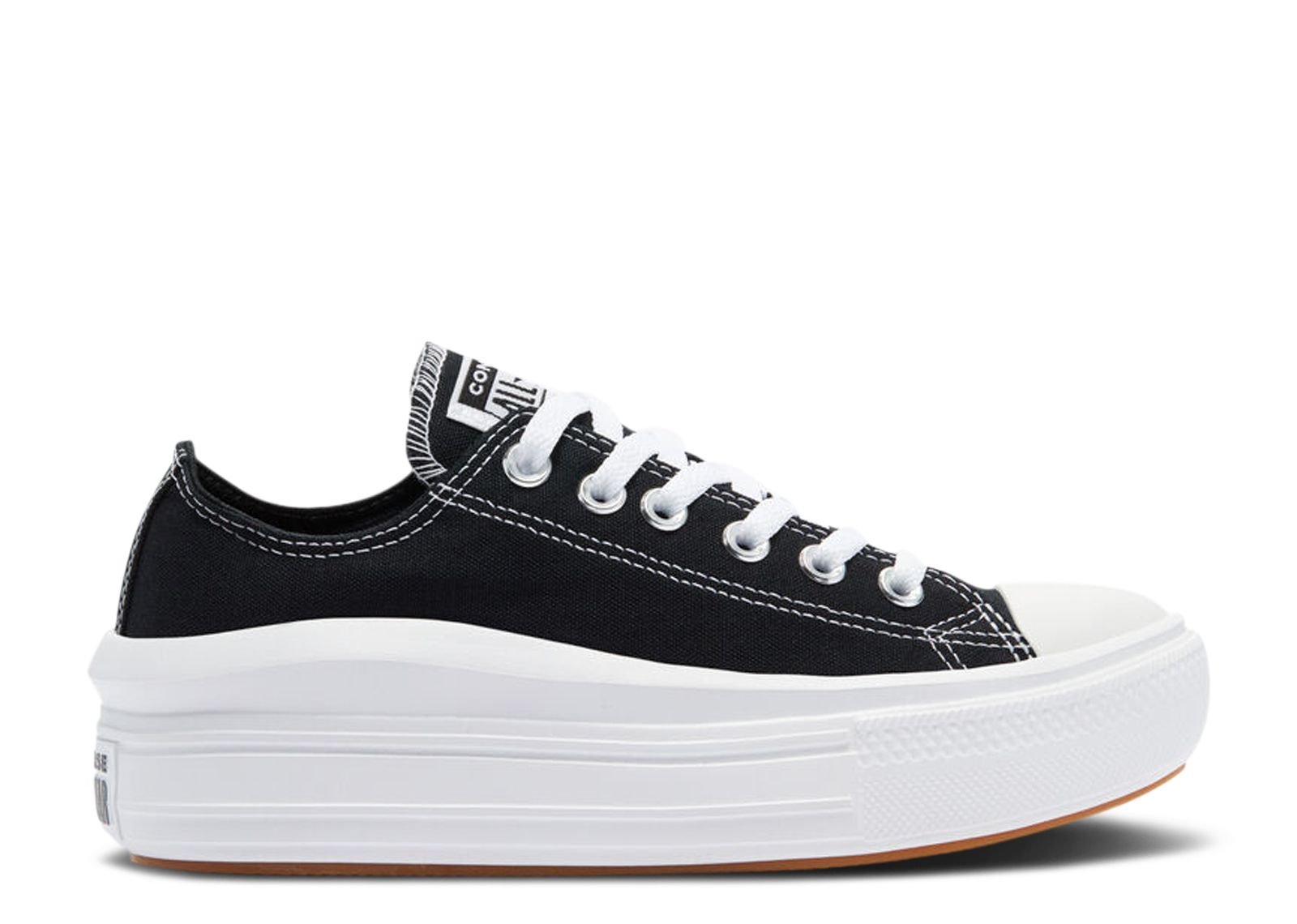 

Кроссовки Converse Wmns Chuck Taylor All Star Move Low 'Black', черный