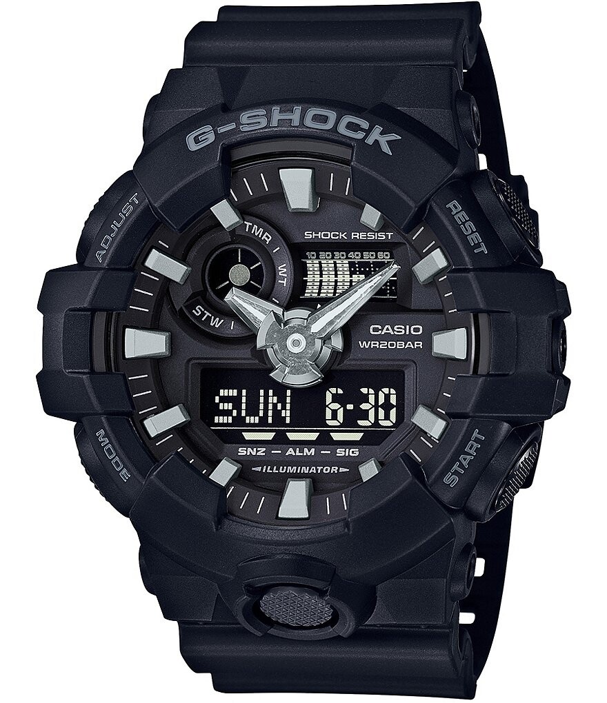 

Часы G-Shock Ana-Digi со смоляным ремешком, черный