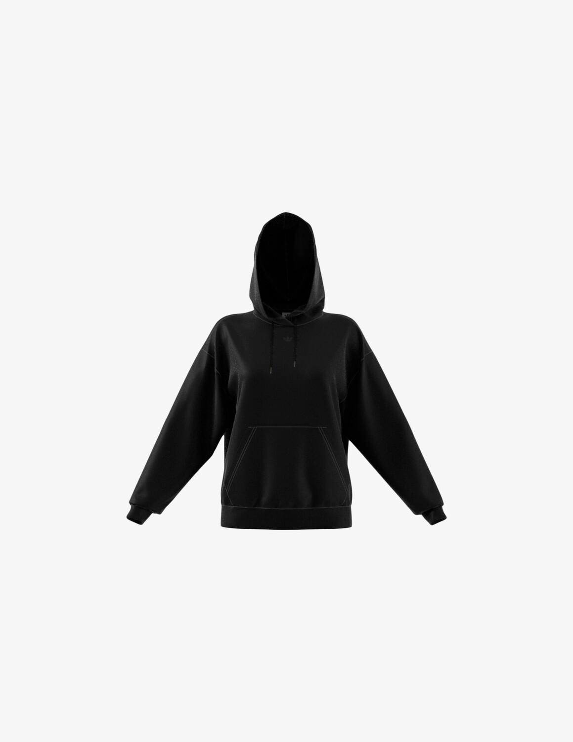 

Хлопковая толстовка с капюшоном Adidas Originals, черный