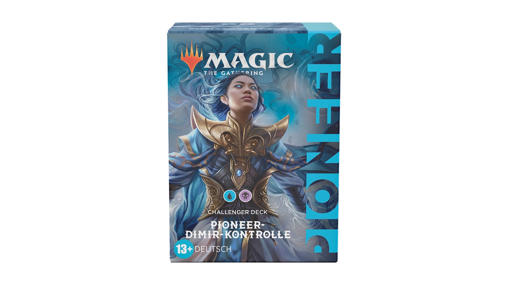 Колода Magic The Gathering Pioneer Challenger 2022, Dimir Control (сине-черная) коллекционная карточная игра magic the gathering колода карт commander 2019 безжалостная ярость