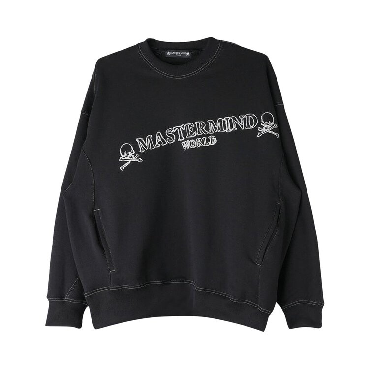 

Толстовка Mastermind World Handwriting Crewneck, черный