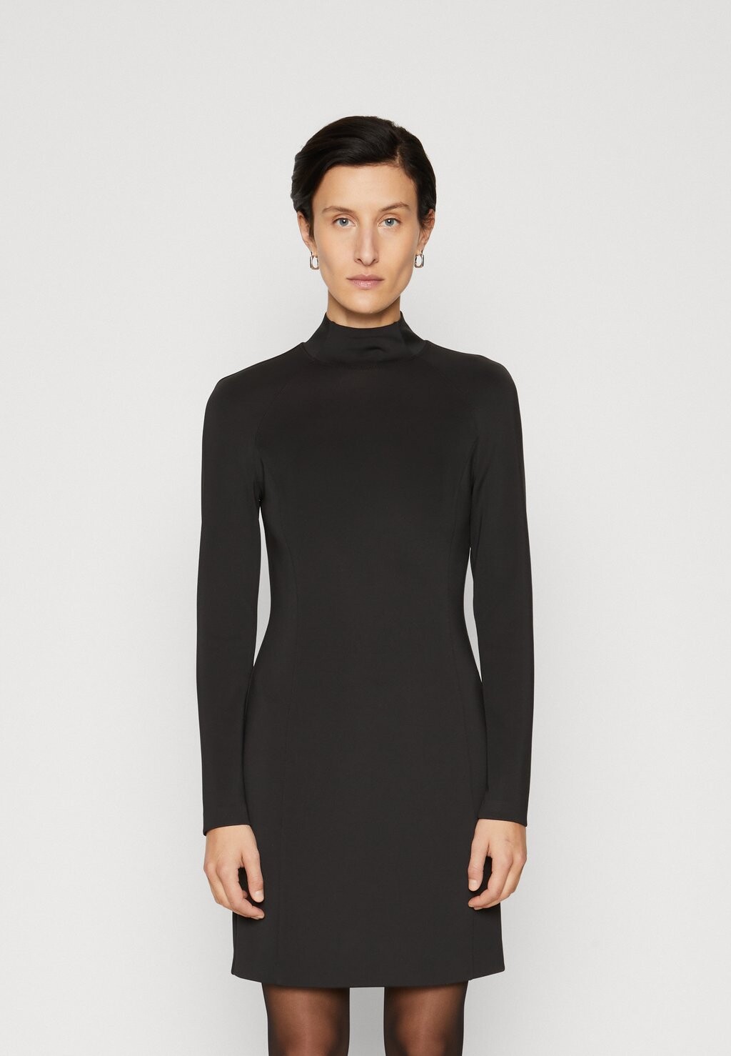 

Платье-футляр TECHNICAL KNIT LS MINI DRESS Calvin Klein, черный