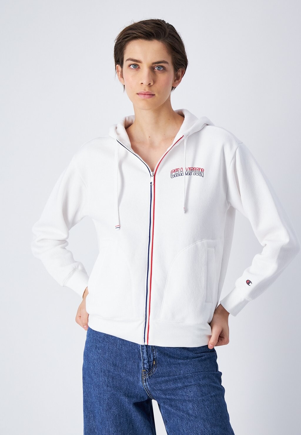 

Толстовка на молнии Champion, молочный