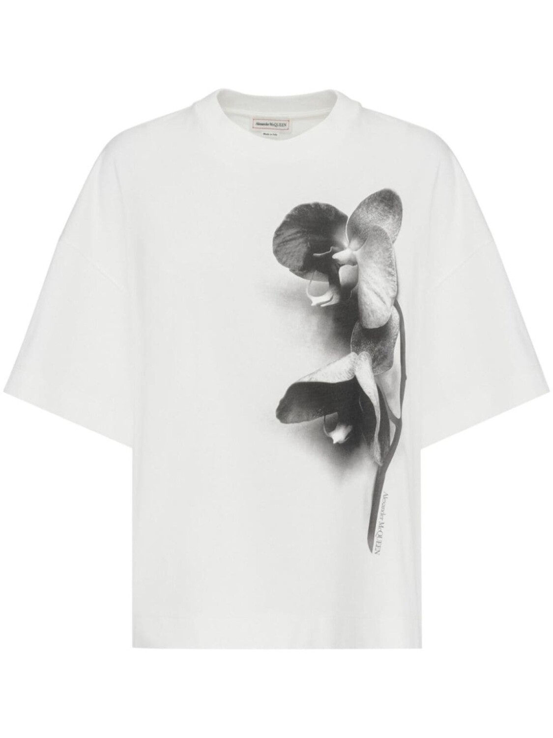 

Alexander McQueen футболка с принтом, белый