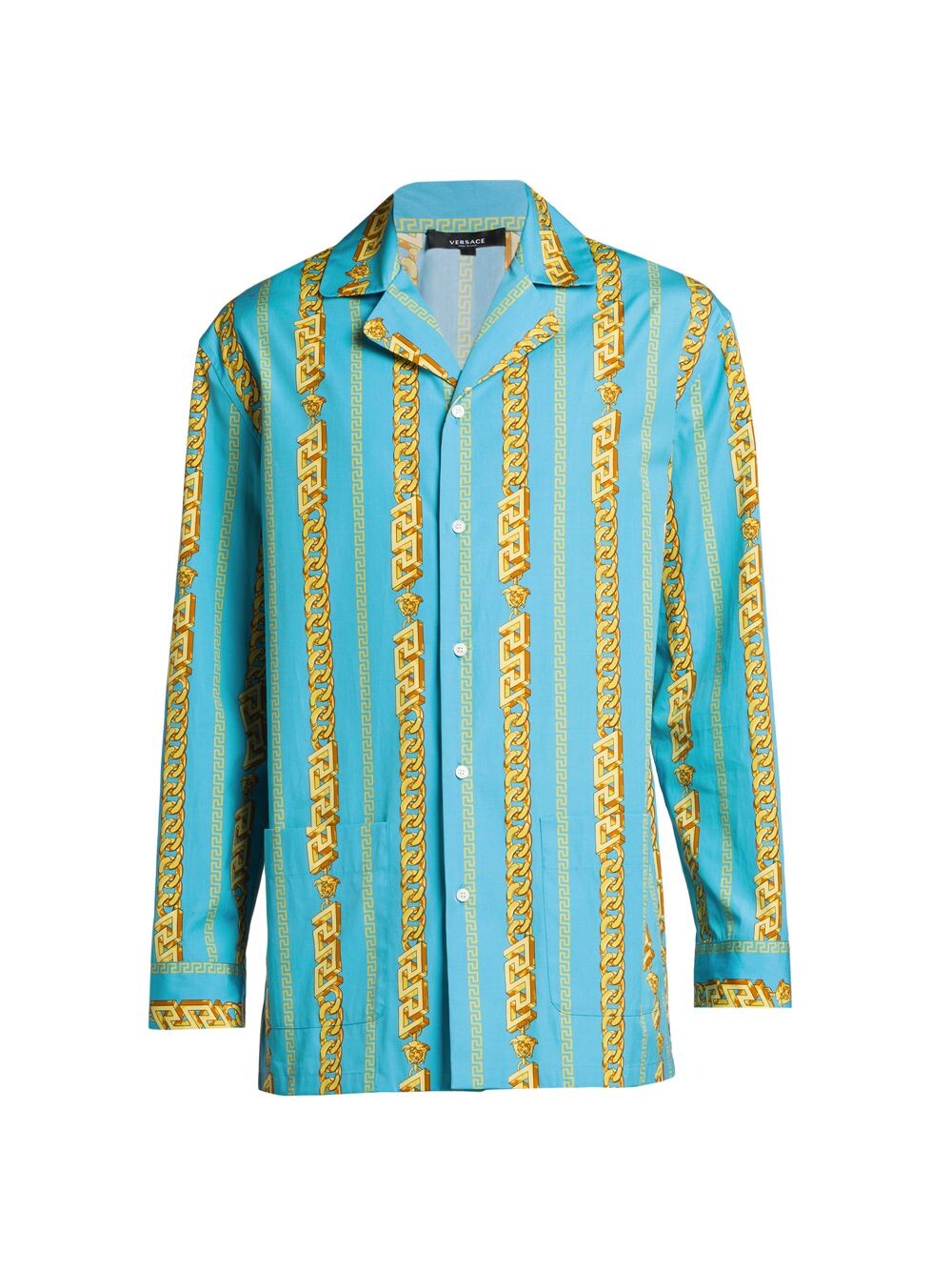 

Пижамная рубашка с цепочкой Versace, золотой