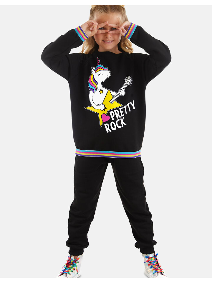 

Спортивная куртка Denokids Trainingsanzug Rock Unicorn, черный