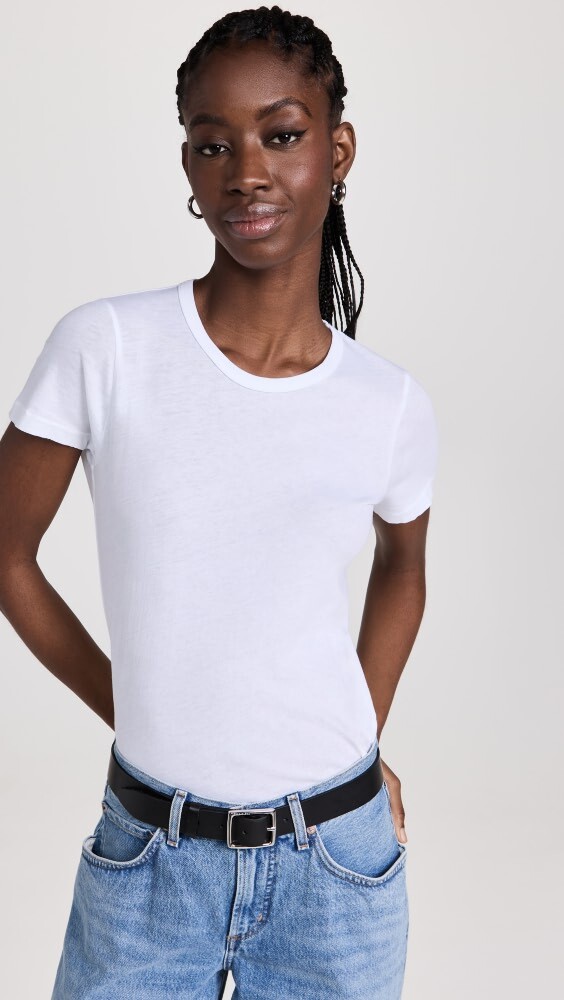 

Футболка Jenni Kayne Cotton Slim, белый