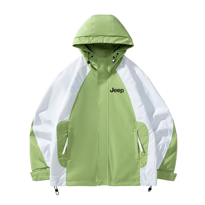 

Куртка унисекс Jeep, цвет Fruit green and white