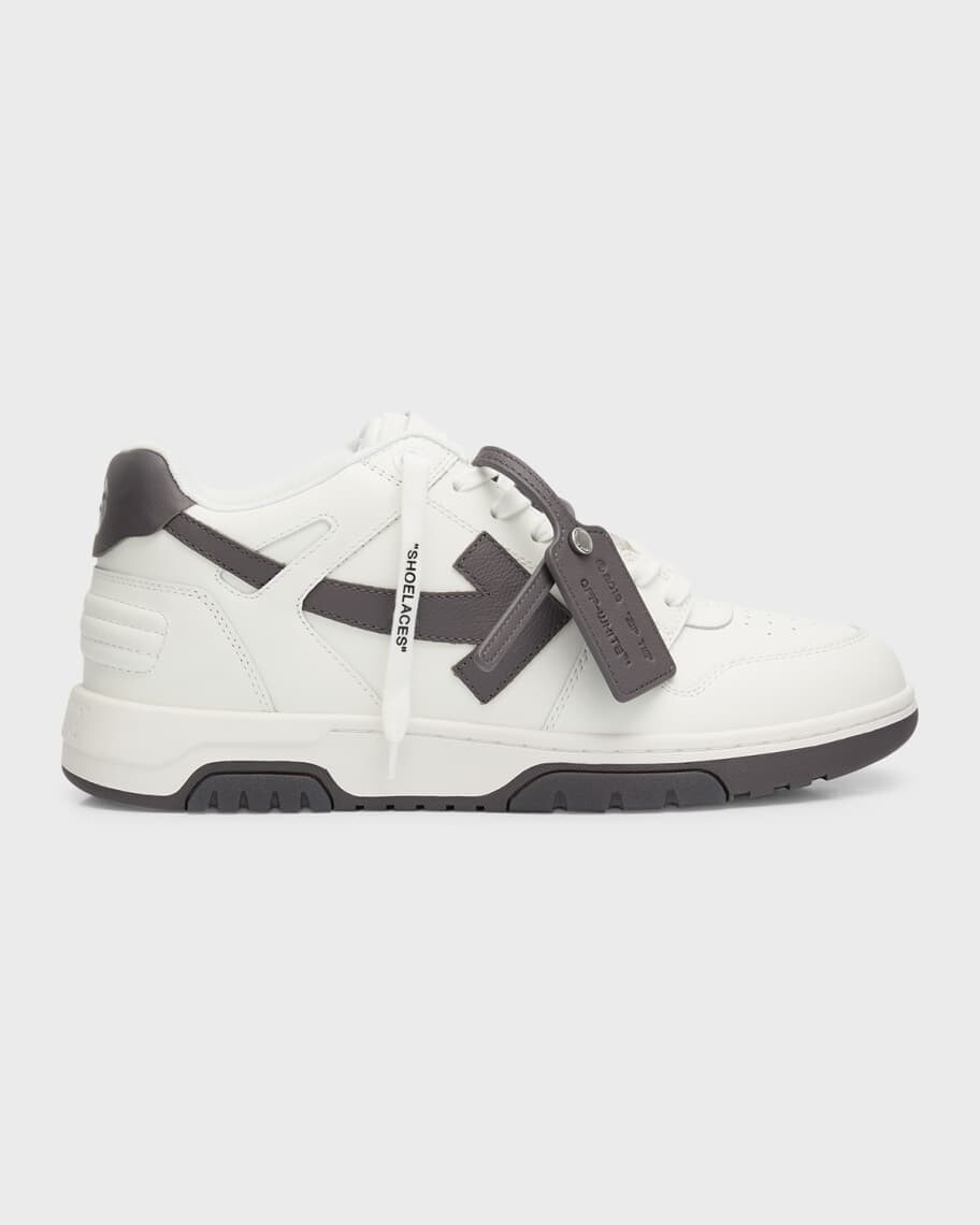 

Мужские кожаные низкие кеды Out Of Office Off-White