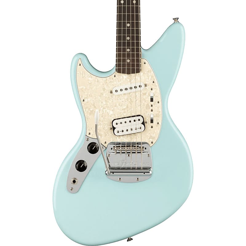 Электрогитара Fender Kurt Cobain Jag-Stang Left-Handed Electric Guitar, Rosewood, Sonic Blue