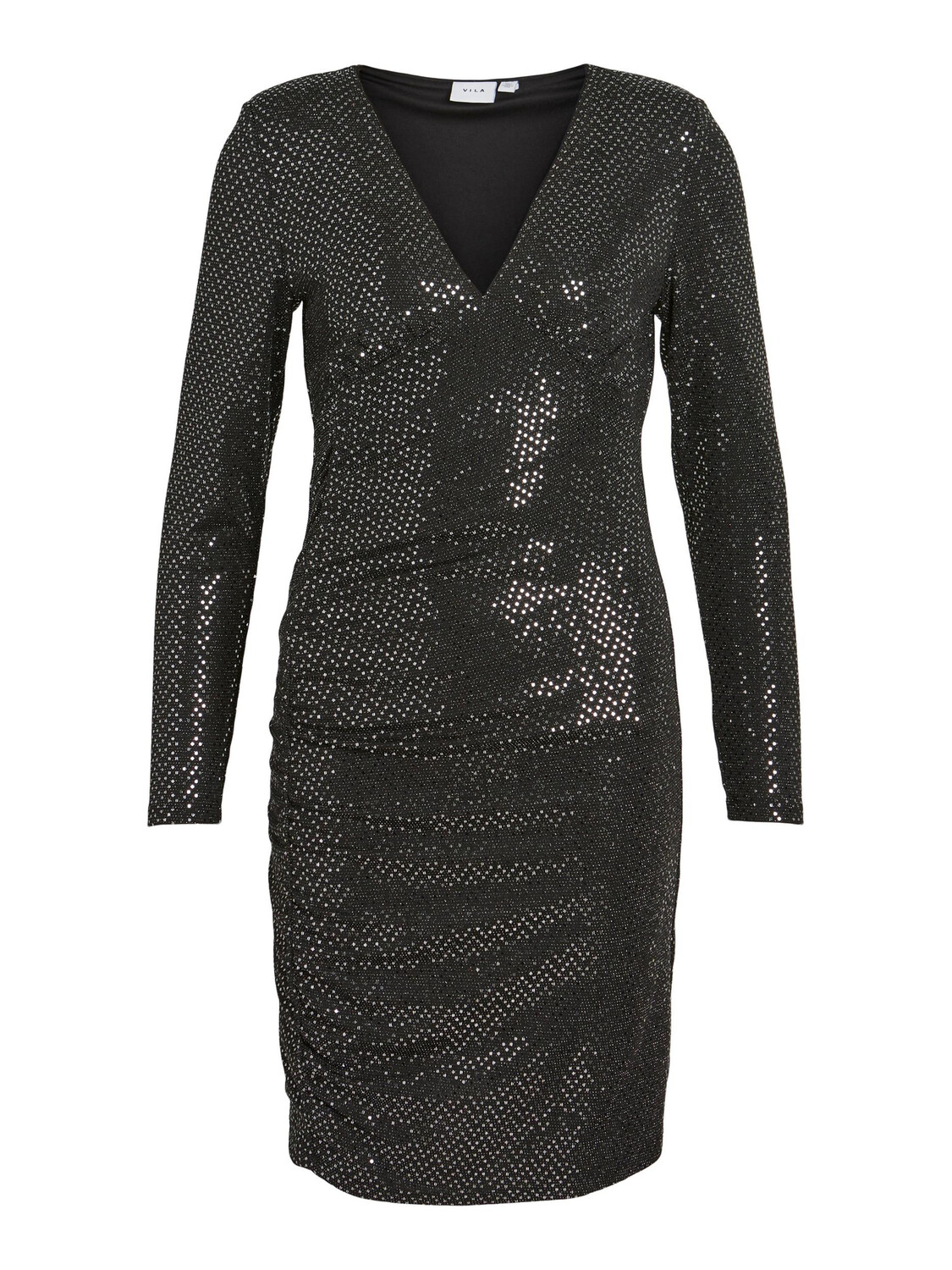 

Платье Vila Mini Glitzer Langarm Pailletten Dress VIOLENE, черный