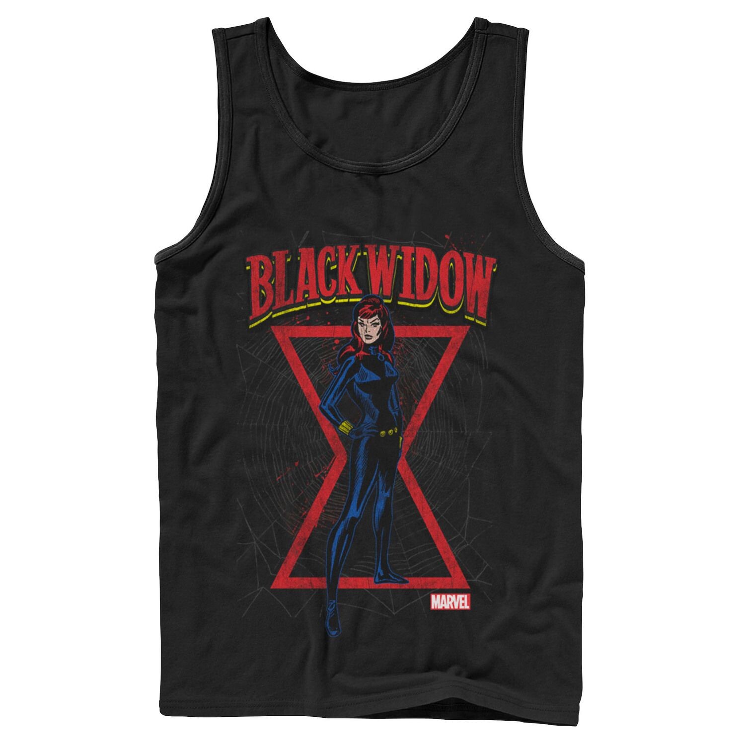 

Мужская майка Marvel Black Widow Classic Retro Comic Stance Tank