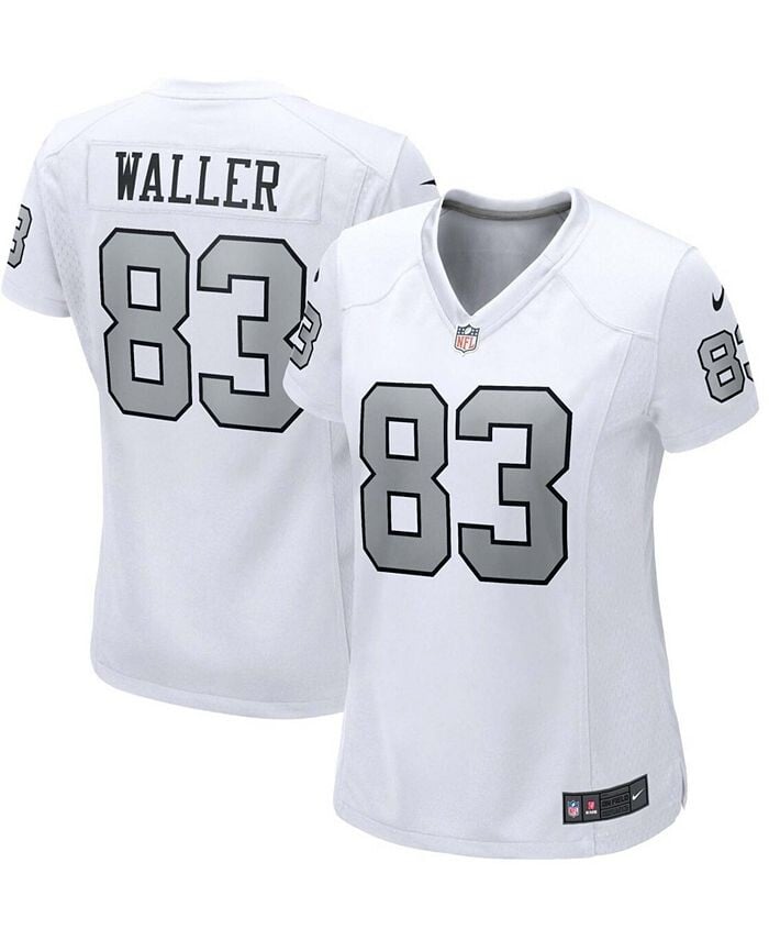 

Женская белая футболка для альтернативной игры Darren Waller Las Vegas Raiders Nike, белый