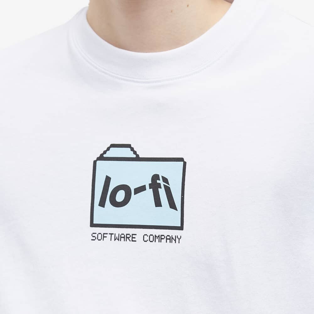 

Футболка с логотипом Lo-Fi Folder, белый