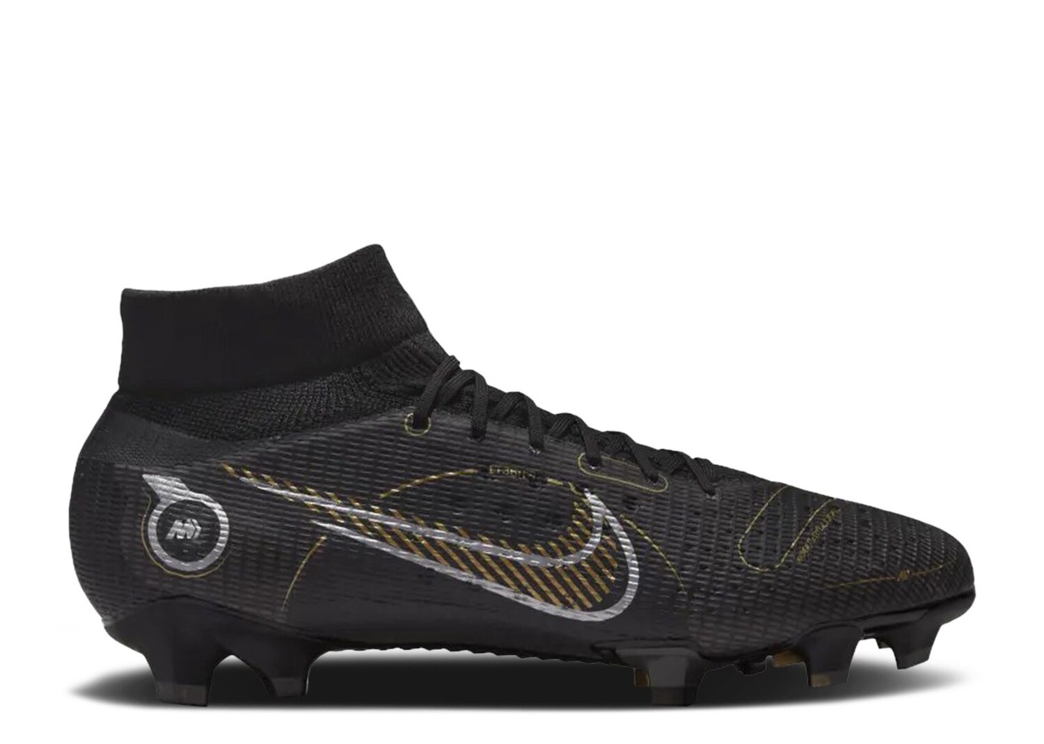 

Кроссовки Nike Mercurial Superfly 8 Pro Fg 'Black Metallic Gold', черный