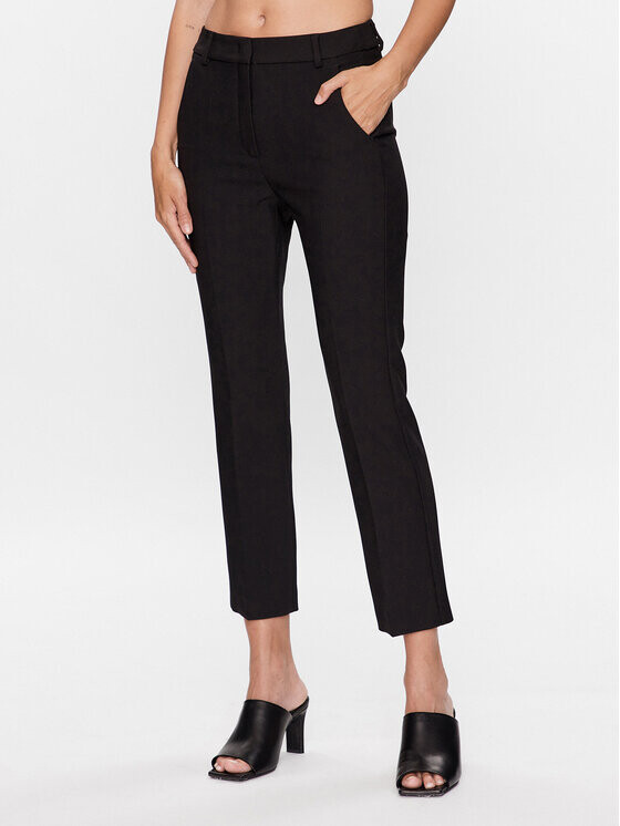 

Тканевые брюки узкого кроя Weekend Max Mara, черный