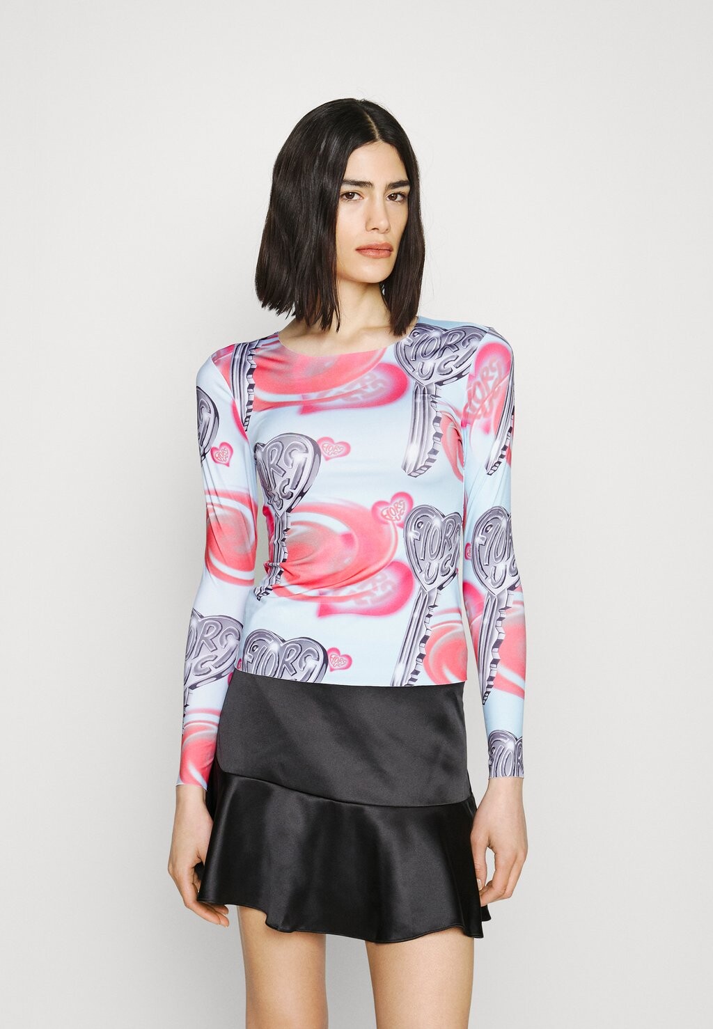 

Топ с длинными рукавами Fiorucci, синий