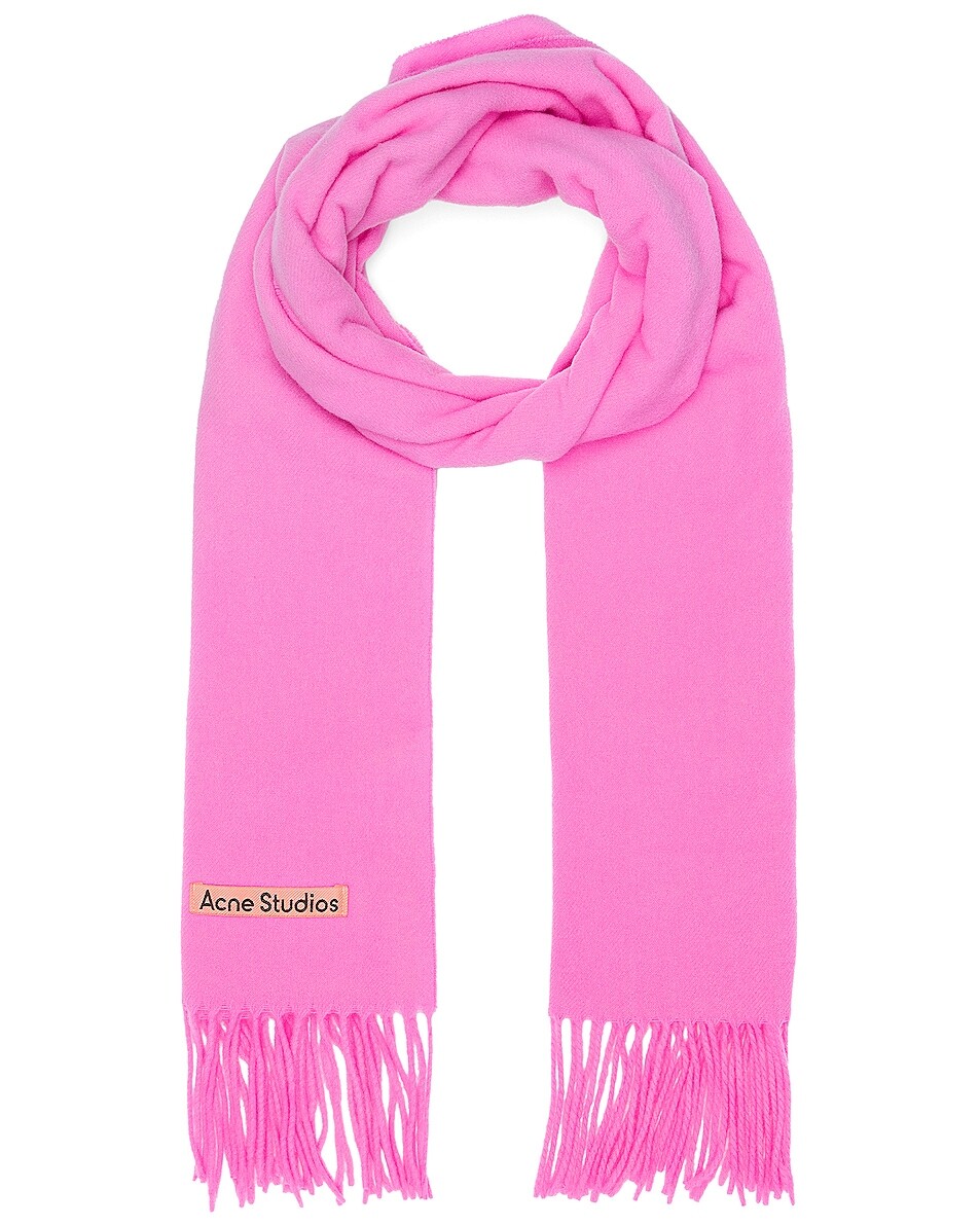 

Шарф Acne Studios Canada, цвет Bubble Pink