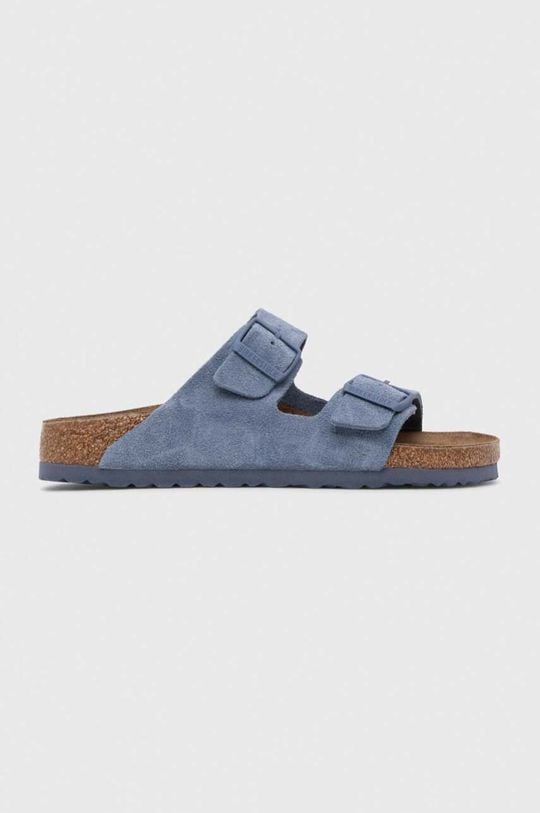 

Замшевые тапочки Arizona Birkenstock, синий