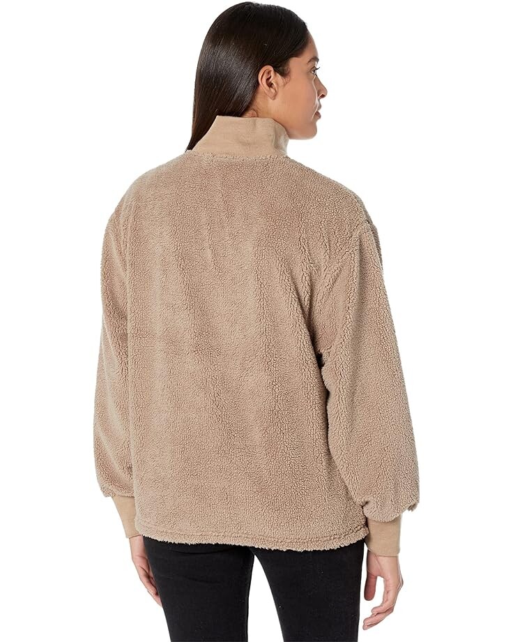 

Толстовка Dylan by True Grit Sherpa Modern Zip Pullover Sweatshirt, цвет Birch