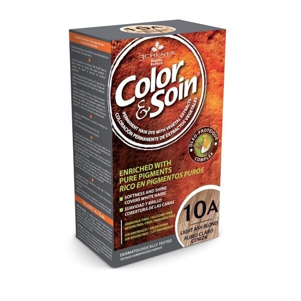 

Краска для волос Color Soin Organic 10A светло-пепельно-русый