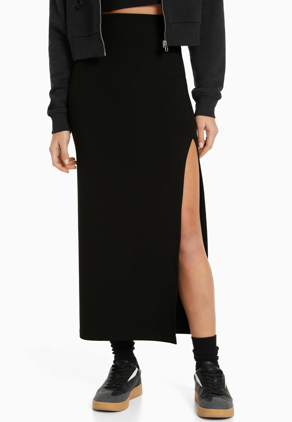 

Юбка-карандаш Bershka, черный