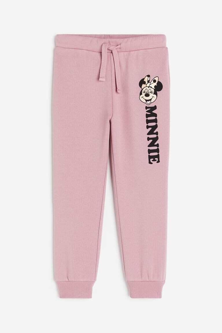 

Брюки-джоггеры H&M Disney Minnie Mouse Printed, розовый