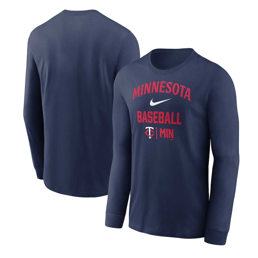 

Футболка с длинным рукавом Nike Minnesota Twins, нави