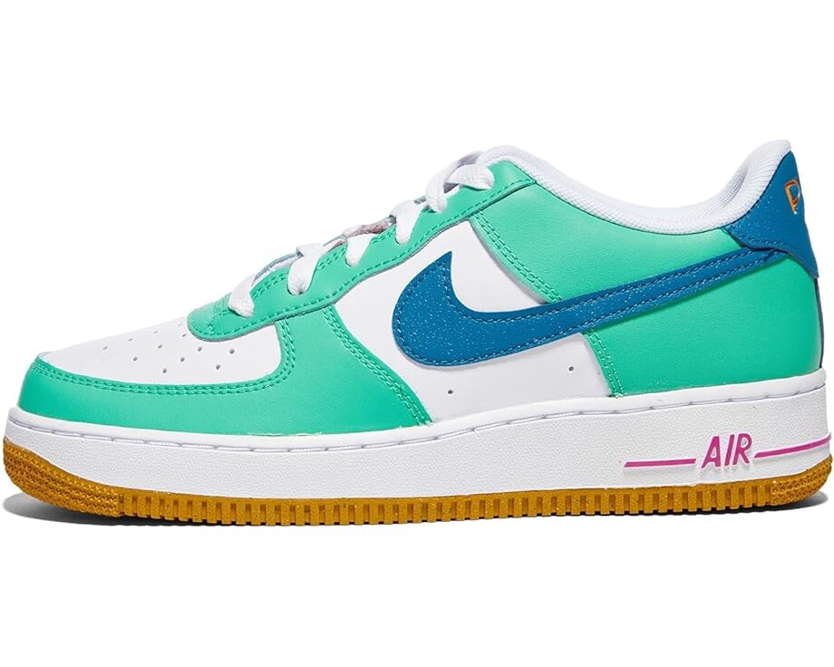 

Кроссовки Nike Air Force 1 LV8 BG, цвет White/Green Abyss/Spring Green