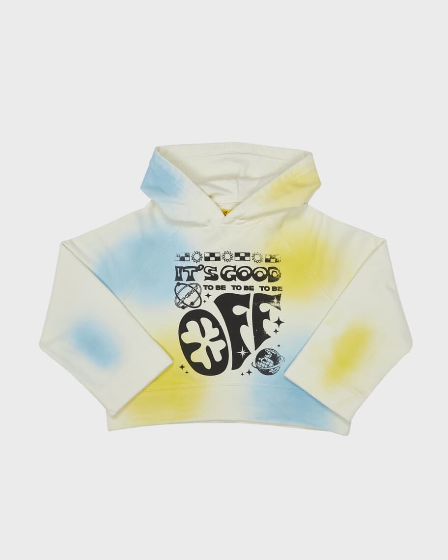 

Худи с трехцветным принтом Planets для мальчика, размеры 4–12 Off-White