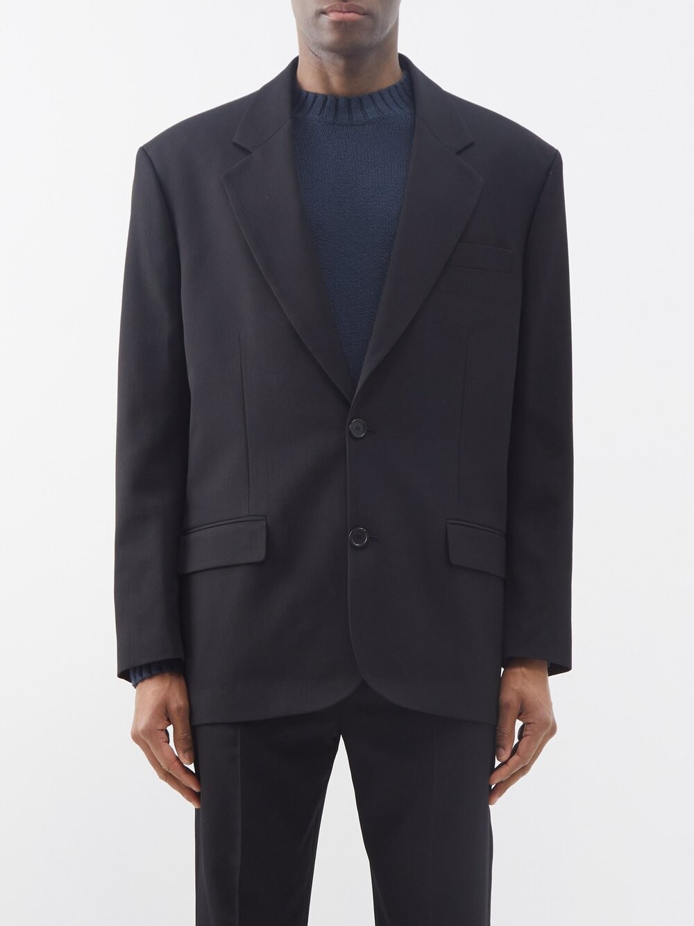 

Твиловый пиджак juylian Acne Studios, черный