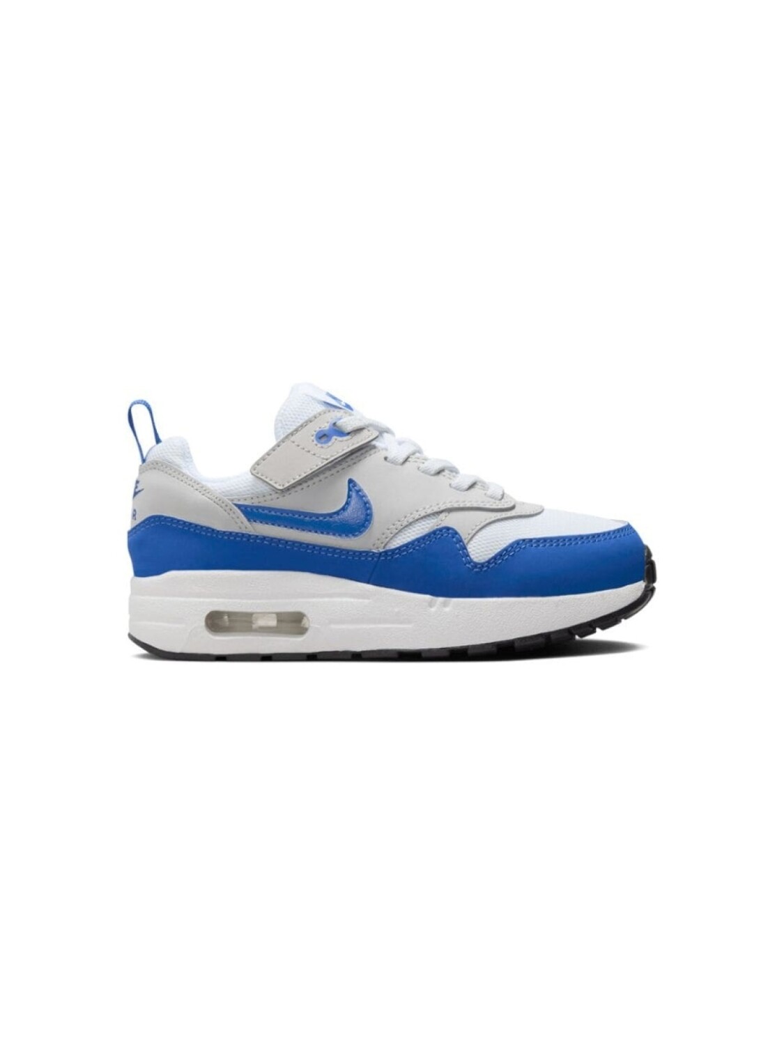 

Nike Kids кроссовки Air Max 1 EasyOn "Royal Blue", белый