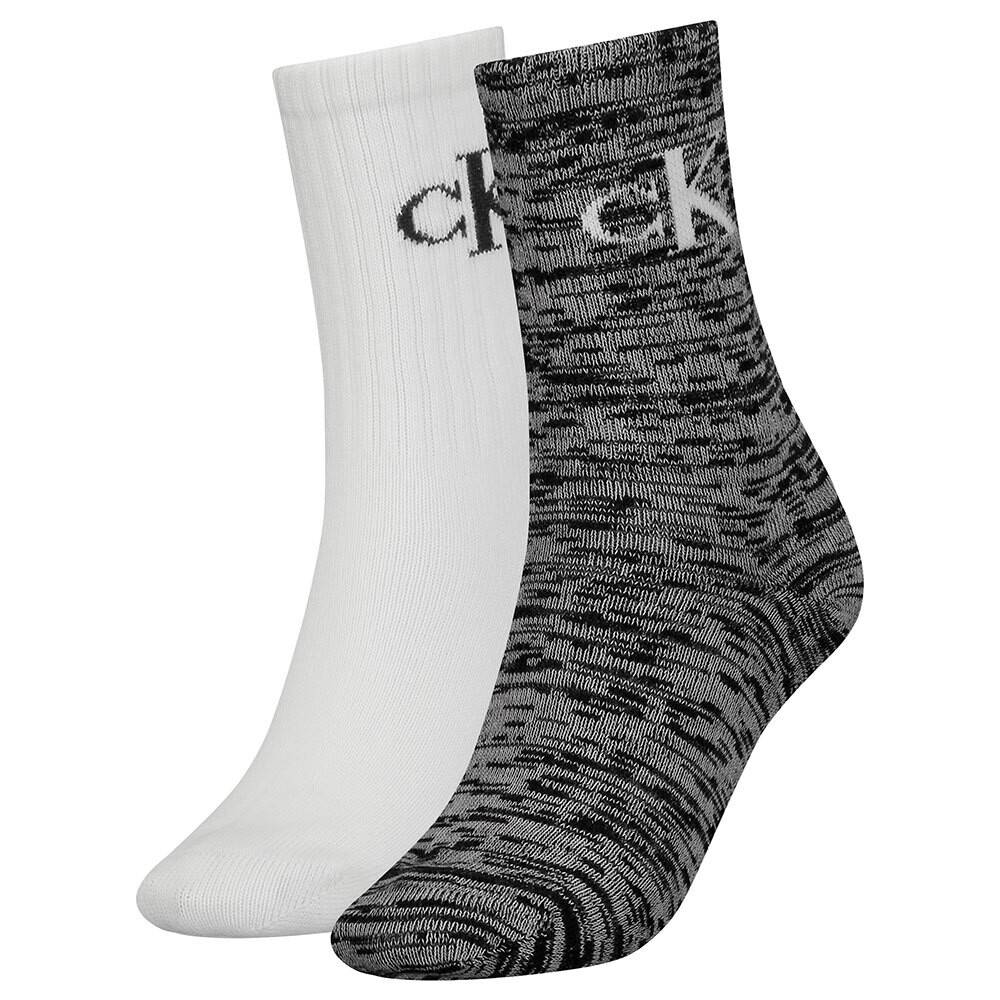 

Носки Calvin Klein Slub Crew 2 шт, разноцветный