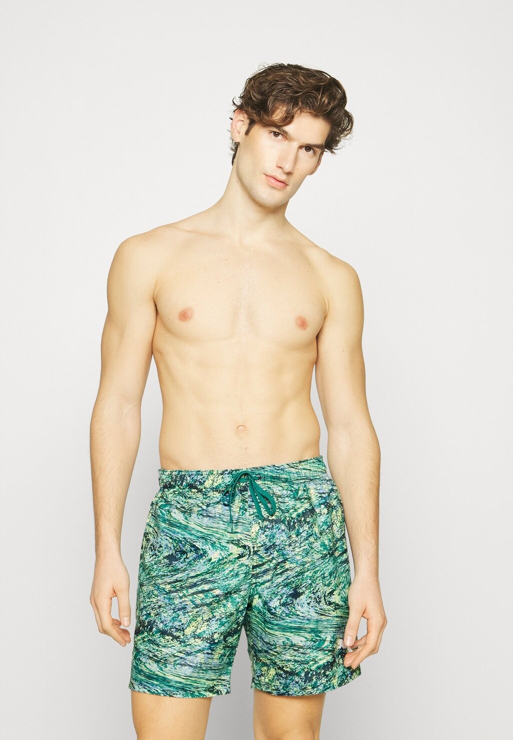 

Шорты для плавания SWIM MEN PRINTED Puma, зеленый коллаж