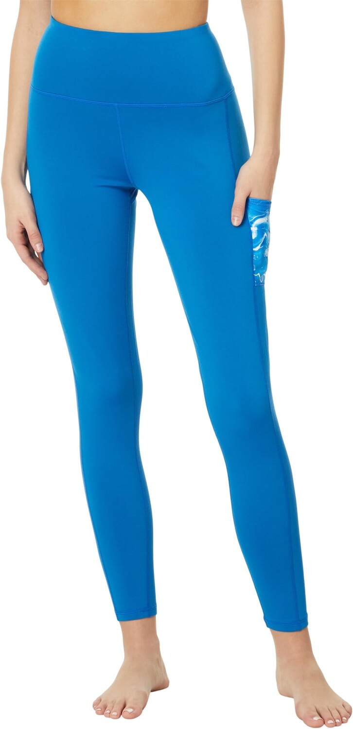 

Брюки Mec Pocket Print Tights Hot Chillys, цвет Thriller Quartz