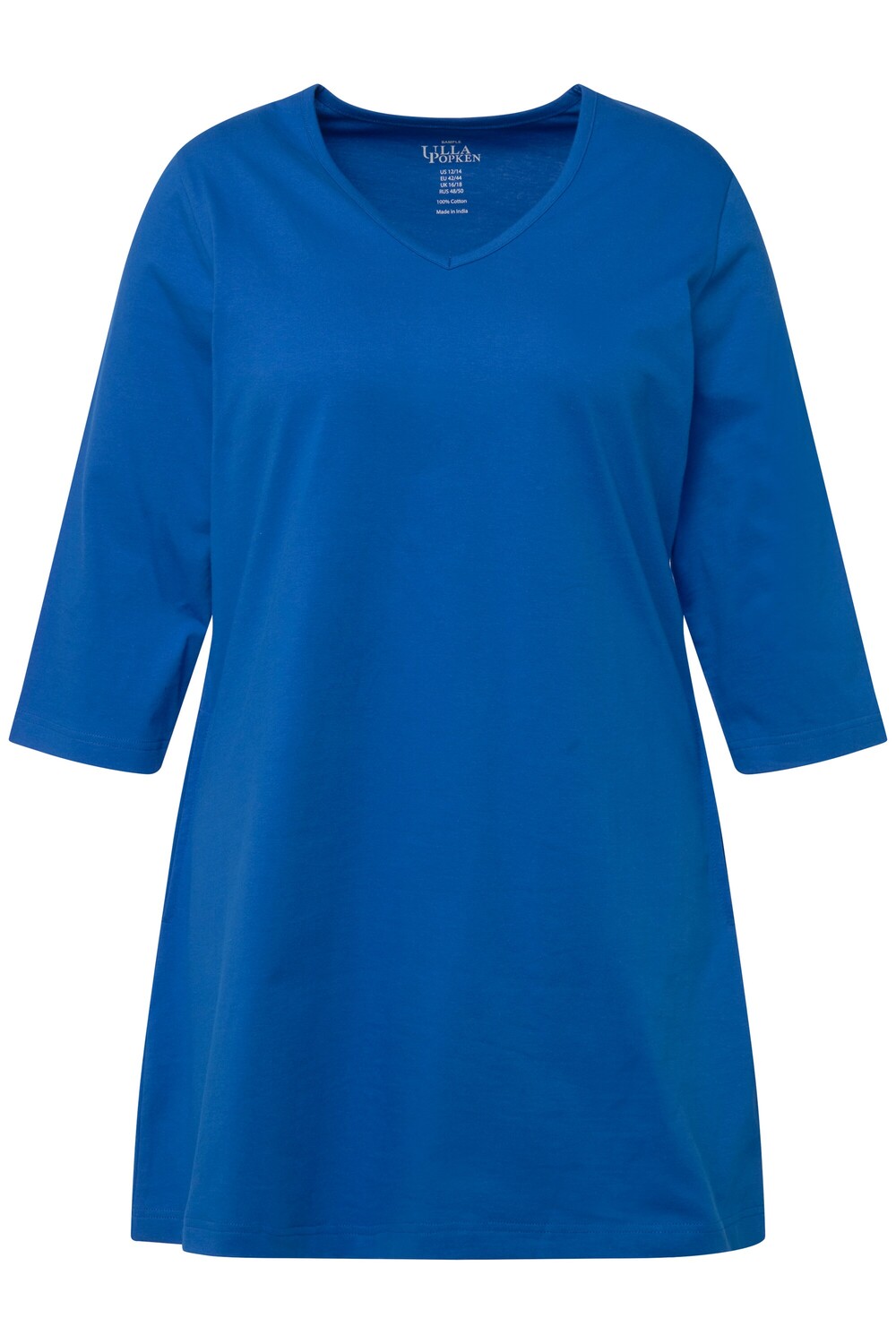 

Футболка Ulla Popken Long, цвет mittelblau