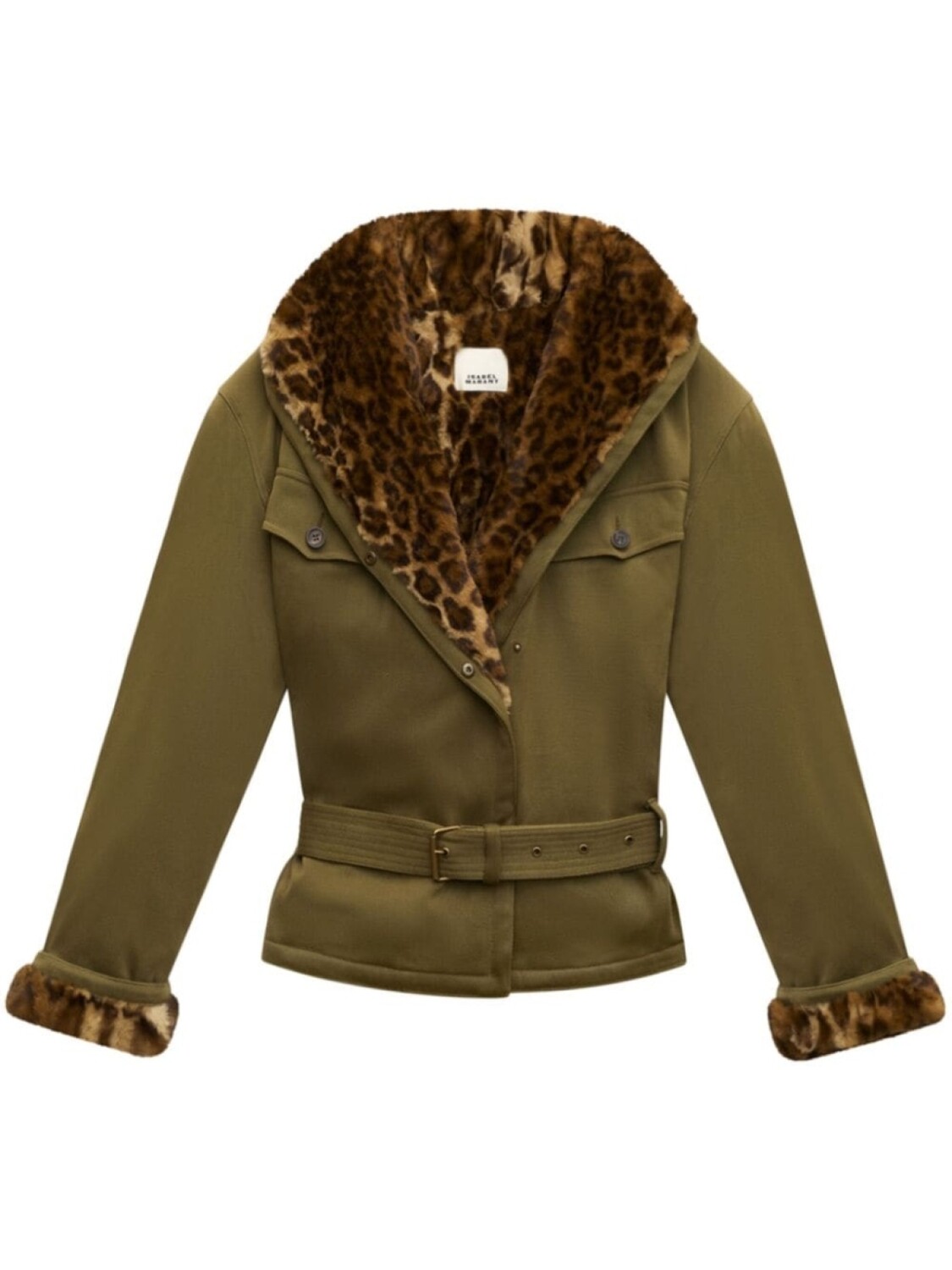 

ISABEL MARANT куртка Jerika, зеленый