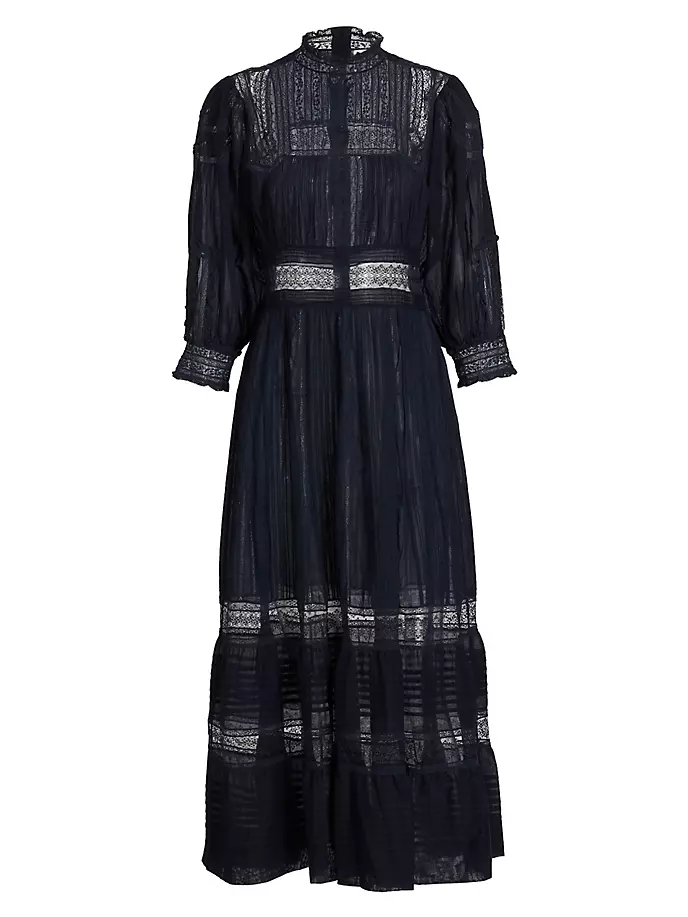 Платье Макси Магнолия D Ô E N, темно-синий